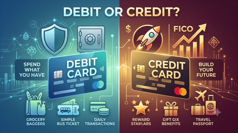 Debit Card vs. Credit Card: Which One Should Young Adults Use?