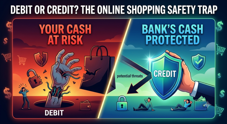 Why You Should Never Use a Debit Card for Online Shopping